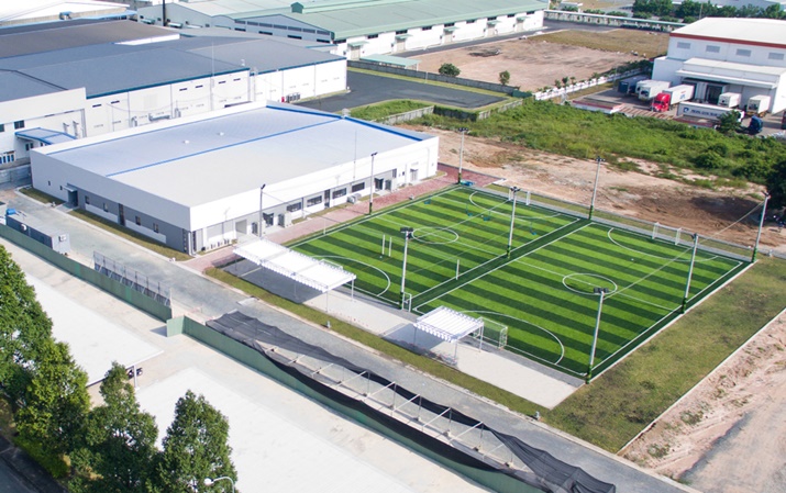 Hoàn Thành Dự Án Dự Án Khu Phúc Lợi Tiện Ích Omron Healthcare Manufacturing Việt Nam