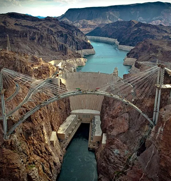 Hoover Dam Bypass Project Colorado River Bridge (U.S.A.)