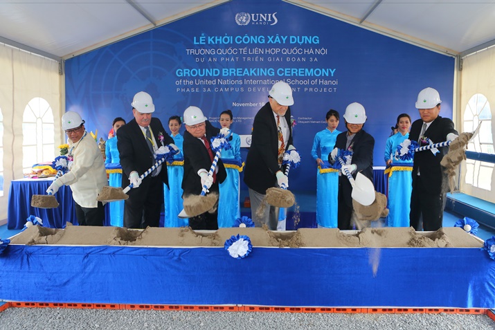 Lễ Khởi Công Xây Dựng “Dự Án Phát Triển Giai Đoạn 3A” Của Trường Quốc Tế Liên Hiệp Quốc Hà Nội (UNIS Hà Nội)