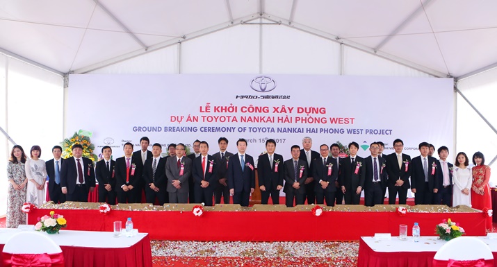 Ground Breaking Ceremony Of Car Showroom Toyota Nankai Hai Phong West ...